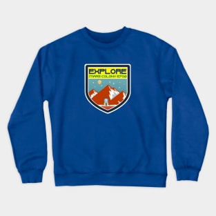 Mars Colony Badge Crewneck Sweatshirt